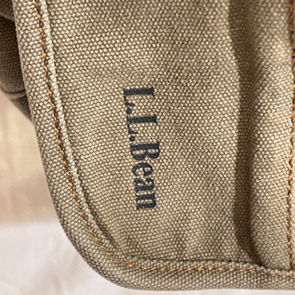 L.L. Bean Bags Vintage Ll Bean Canvas Crossbody Bag Army Green